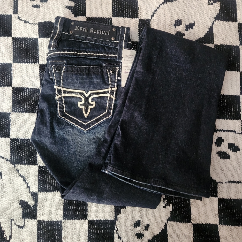 Rock Revival Eugenia Boot Jeans Sz 25